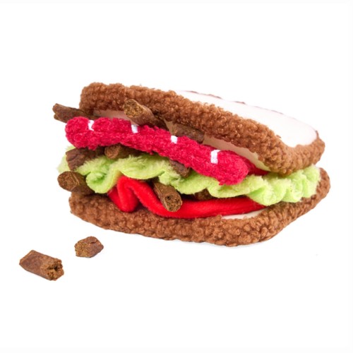 ZippyPaws mata węchowa kanapka Sandwich Snufflerz bekon