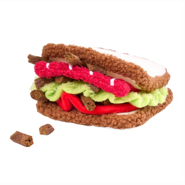 ZippyPaws mata węchowa kanapka Sandwich Snufflerz bekon