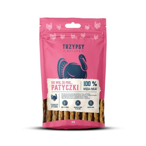 TRZYPSY DELUXE Się Wie patyczki z indyka 70g