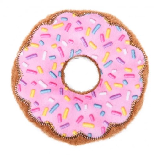 BUBA Donut różowy dla psa z piszczałką