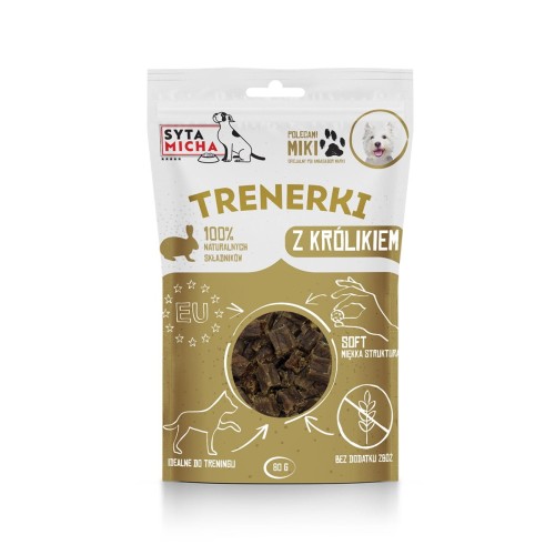 Syta Micha trenerki z królikiem 80g