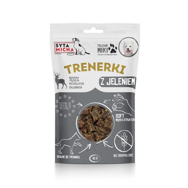 Syta Micha trenerki z jeleniem 80g