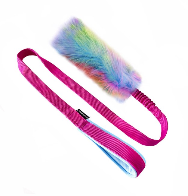 Szarpak dla psa fuksja Rainbow